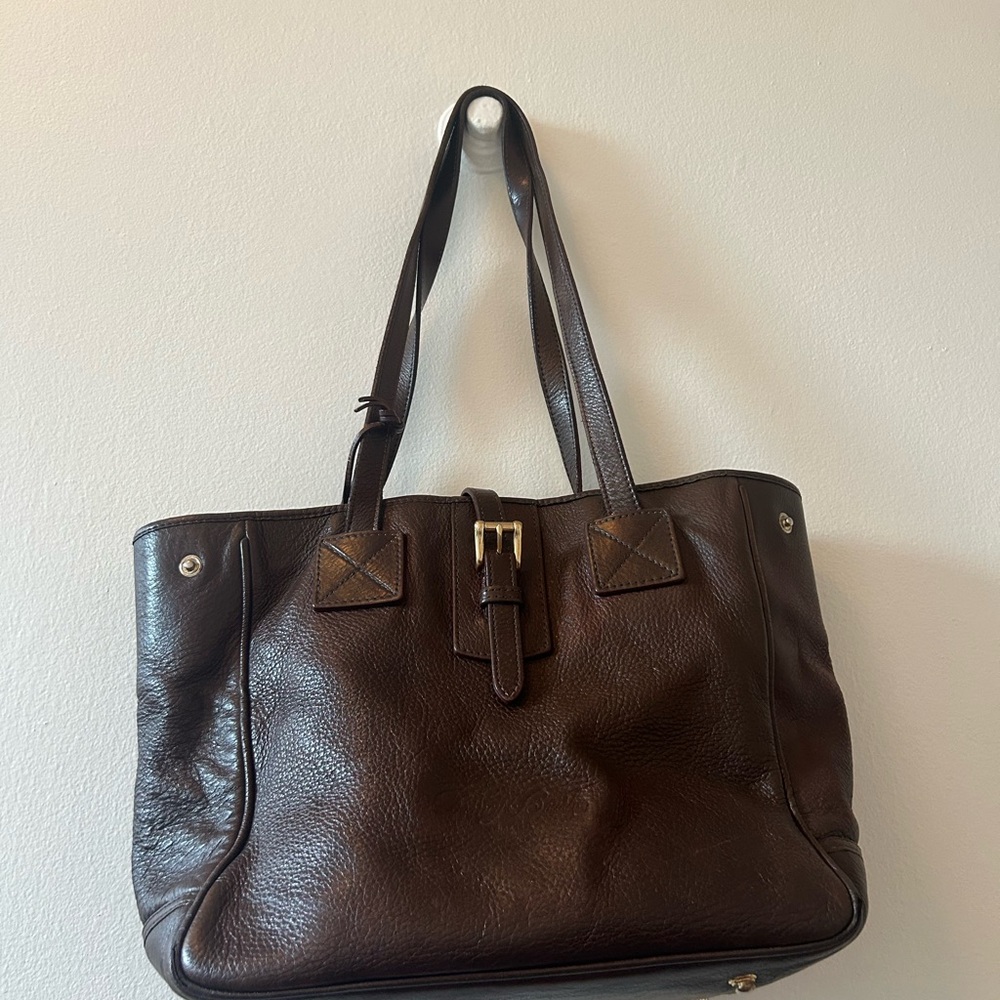 Dooney & Bourke Chocolate Leather Tote